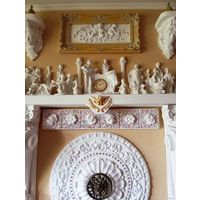 - Группа Барельефов-Горельефов-Статуэток 21 шт. гипс для оформления каминов , мебели и пр..