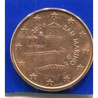 Сан Марино 5 евроцентов 2006 UNC