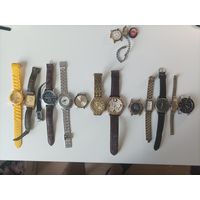 Часы 16 шт! Для коллекции или на восстановление.