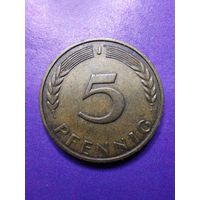 Германия ФРГ 5 пфеннингов 1971 J