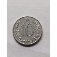 Чехия. 10 геллеров 1969 года. (4).