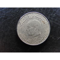 Тунис. 1 динар.1983. С 20 копеек. Распродажа коллекции. Смотрите другие лоты.