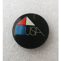 Архитектура США. Значок с Выставки 1978 год #1024-OP20