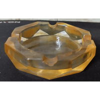 Пепельница из карнавального стекла (carnival glass ashtray)
