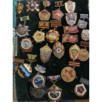 Много воензнаков СССР ляминь и бронз