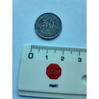 Монета 50 pennia 1944 года. Финляндия