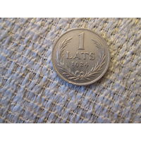 1 лат ,  Латвия  ,  1924 год