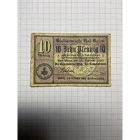 10 пфенигов (нотгельды) г. Германия.-2012
