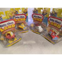 Маленьким коллекционерам машинок((4  мини машинки Литл Тайкс( MGA Entertainment в блистере)+4 машинки с ручкой),одним лотом