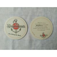 БИРДЕКЕЛИ - ПОДСТАВКИ ПОД ПИВНУЮ КРУЖКУ - 2 ШТ