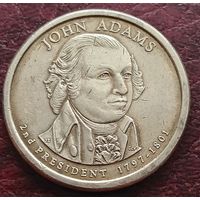 1 доллар США Джон Адамс