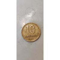 Аргентина 10 сентавос 2004