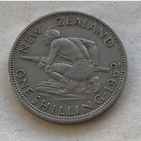 Новая Зеландия 1 шиллинг 1962 Елизавета II