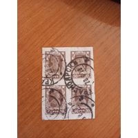 1922 РСФСР мих.209  красноармеец квартблок гашение Красноярск (2-1)