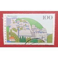 Германия, 1995 г., пейзажи Германии, Оберлаузиц