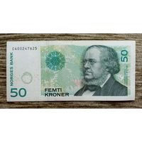 Werty71 Норвегия 50 крон 2008 банкнота