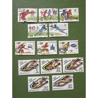 Спорт олимпиада серии марок СССР 1990, 1991, 1988 гаш.