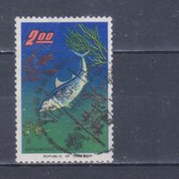 [680] Тайвань 1965. Фауна.Рыба. Гашеная марка.