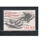 США-1983, (Мих.1627) , гаш. , Волонтеры, (одиночка),