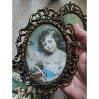 Старинная шелкография бронза,с рубля(2)