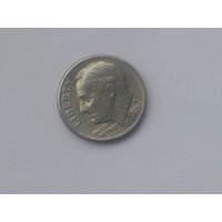 10 центов  ДАЙМ США 1989 года D ...1