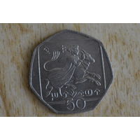 Кипр 50 центов 2004 с 1 руб