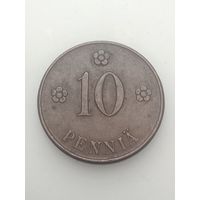 Финляндия 10 пенни 1920 года .