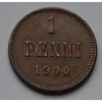 Финляндия, 1 пенни 1900 г.