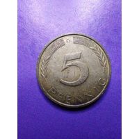 Германия ФРГ 5 пфеннингов 1972 G