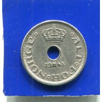 Норвегия 10 эре 1945