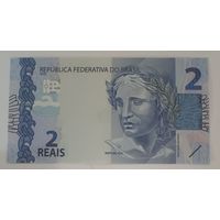 2 реала 2010 г, (республика, морская черепаха), Бразилия.