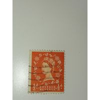 Великобритания 1958 Профиль королевы Елизаветы II.