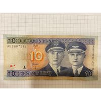 Литва. 10 лит (образца 2001 года)