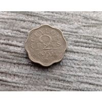 Werty71 Цейлон 2 цента 1955 Шри Ланка