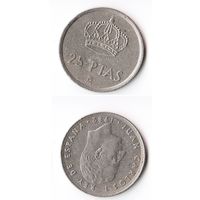 25 песет Испания 1982 года