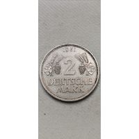 Германия 2 марки 1951