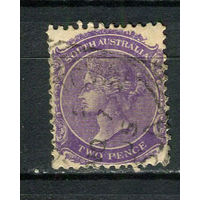 Южная Австралия (штат) - 1899/1905 - Королева Виктория 2Р - [Mi.81C] - 1 марка. Гашеная.  (Лот 27HH)-T41P28
