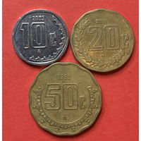 Мексика, 3 монеты