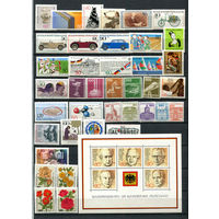 ФРГ - 1982 - Годовой набор - 39 марок и 1 блок - MNH