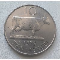 Гернси 10 Пенсов, 1979  5-9-18