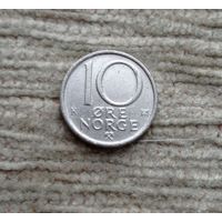 Werty71 Норвегия 10 эре 1987