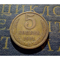5 копеек 1981 СССР #16