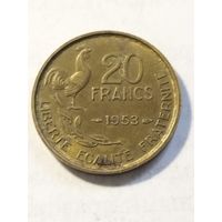 Франция 20 франков 1953