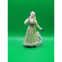 С рубля. "Снегурочка". МФЗ. МФФЗ. Минский фарфоро-фаянсовый завод. Статуэтка. Оригинал. Ретро СССР.