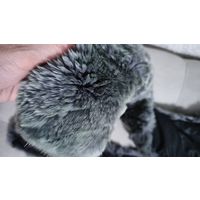 Воротник накладной натуральный кролик мех