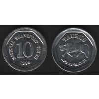 National Transport 1995 год 10 -- TAURUS Apr 21 - May 21. Великобритания 21 апреля - 21 мая 1995 года транспортный жетон 10 пенсов (19,2(2,65)мм) (f0