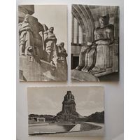 Открытки, "Лейпциг. Памятник "Битва народов", 1964 и 1969 годы (3 открытки)