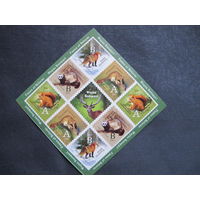 Марки РБ ##682-685. Седьмой стандартный выпуск. МЛ Звери