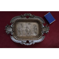 Ретро пепельница  визитница  маленький поднос