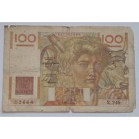 Франция 100 франков 1948 года
